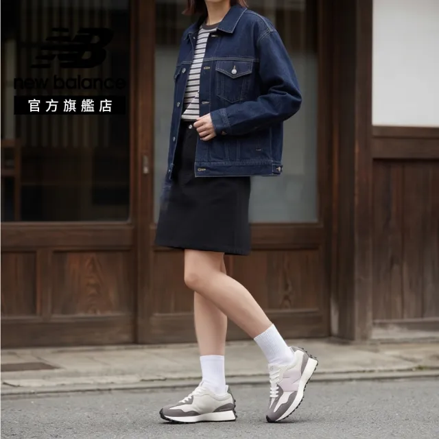 【NEW BALANCE】NB 327 復古鞋/運動鞋_U327321-D_中性_墨灰紫
