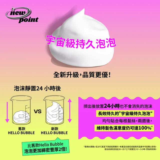 【miseenscene 魅尚萱】官方直營 HELLO BUBBLE泡沫染髮劑100g(全系列)