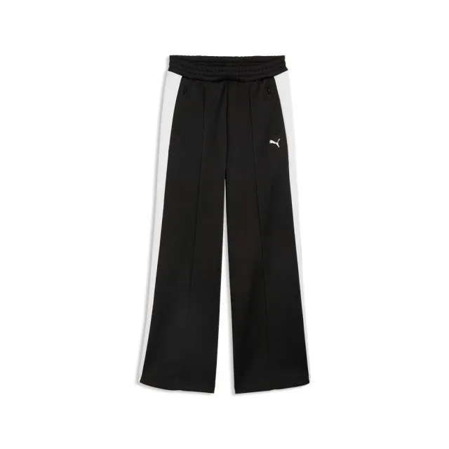 【PUMA】長褲 女 休閒褲 寬鬆 T7 黑白 63912201（其他規格）