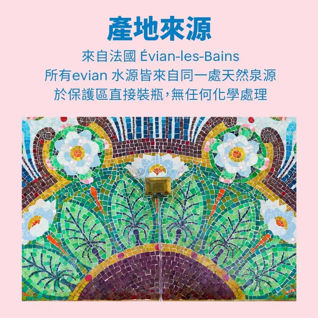【Evian 依雲】官方直營 日本版 天然礦泉水220mlx24入/箱(寶特瓶)