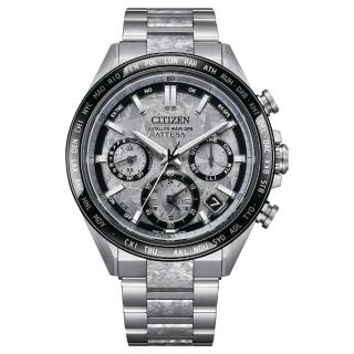 【CITIZEN 星辰】ATTESA韋禮安廣告款 限量隱耀款 鈦金屬 GPS衛星對時光動計時手錶(CC4076-65A)