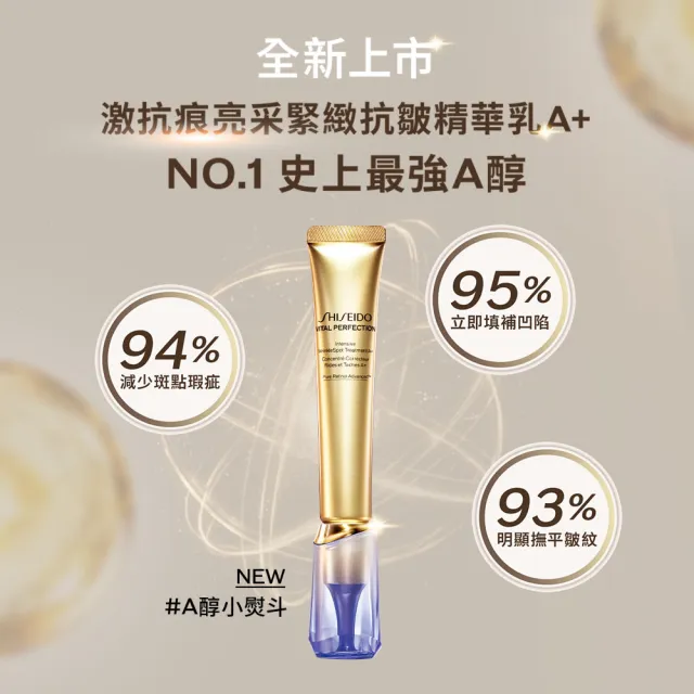 【SHISEIDO 資生堂國際櫃】激抗痕亮采緊緻抗皺精華乳A20mL(撫紋/A醇/小熨斗/抗老/美容課程後可以使用)