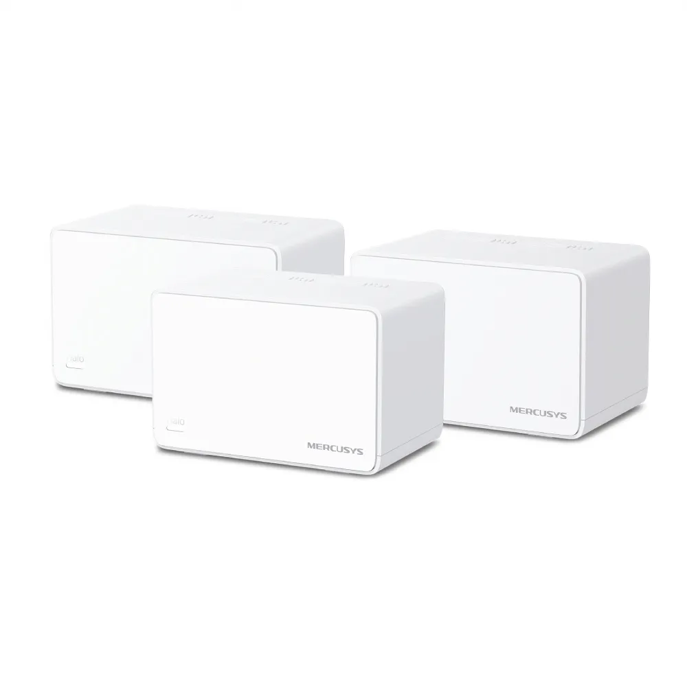 【Mercusys 水星】WiFi 6 AX3000 雙頻 Gigabit 真 Mesh 無線網路路由器 分享器(支援MOD/Halo H80X 三入組)