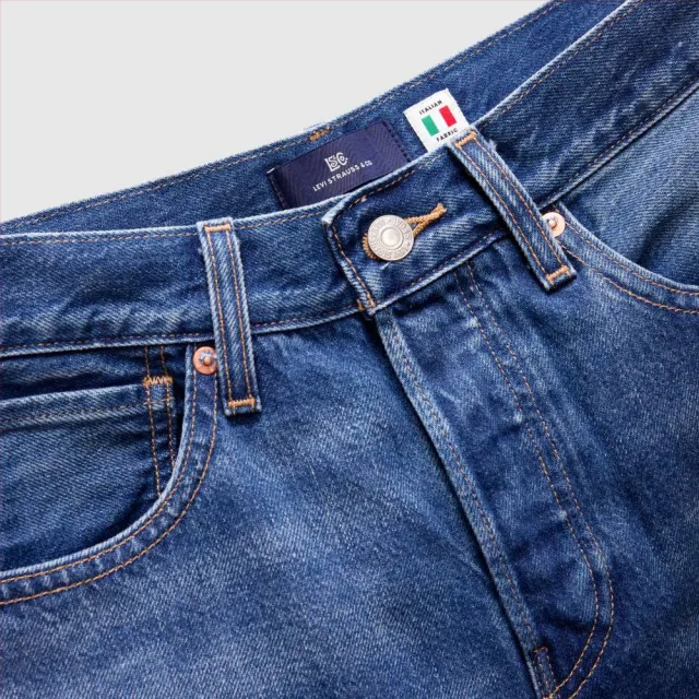 【LEVIS】BLUETAB™ 高腰喇叭牛仔褲 / 歐洲面料 女生牛仔褲 人氣新品 006U6-0001