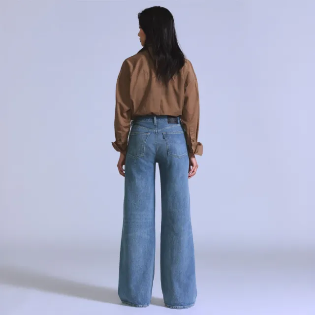 【LEVIS】BLUETAB™ 高腰喇叭牛仔褲 / 歐洲面料 女生牛仔褲 人氣新品 006U6-0000