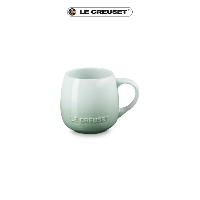 【Le Creuset】瓷器花蕾系列馬克杯320ml(湖水綠/晴空藍/花漾粉/肉豆蔻 4色選1)