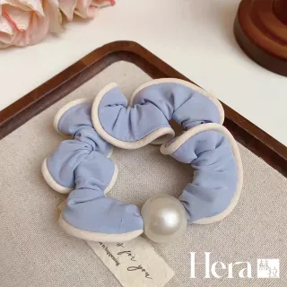 【HERA 赫拉】藍蕾絲邊舒適髮圈三入組 H115080304(蕾絲邊 髮圈 三入組)