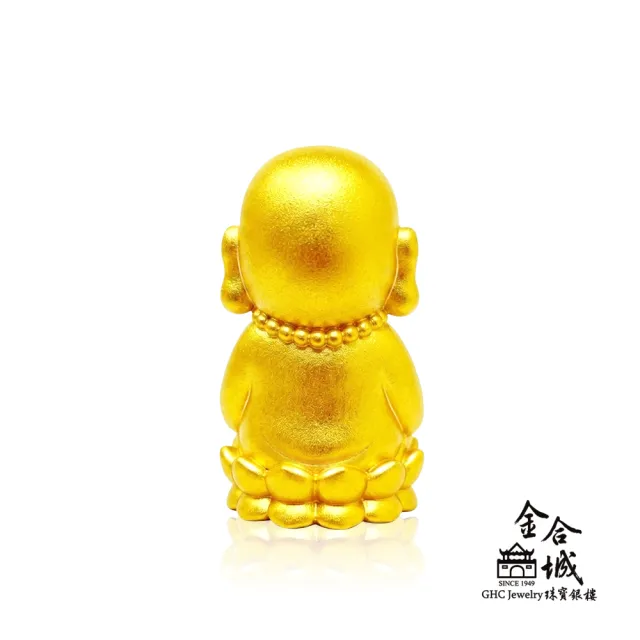 【金合城】神明系列金飾-彌勒佛黃金擺件 MNA0012(金重約0.68錢)