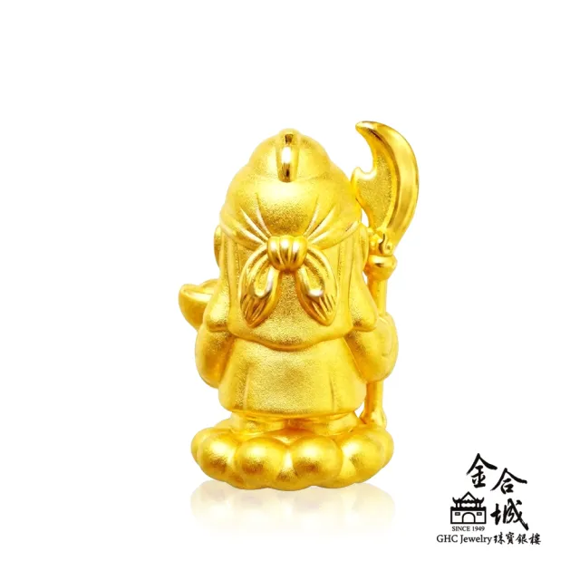 【金合城】神明系列金飾-關聖帝君黃金擺件 MNA0014(金重約0.59錢)