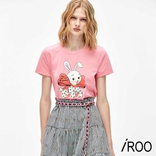 【iROO】精緻花朵真皮穿條腰鍊