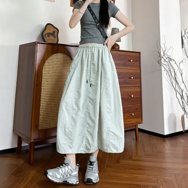【MU YI YANG 慕衣洋】日系慵懶感寬鬆半身裙