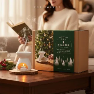 【The Forest 癒森林】燭光雪屋香氛融蠟塊4入組23g*4 冷杉+雪松+麝香(蠟磚/香氛蠟燭/居家香氛/買一送一)
