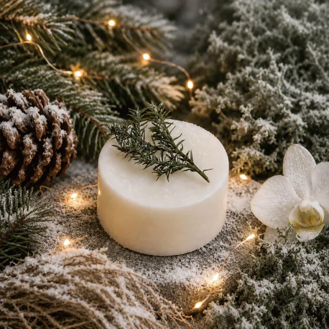 【The Forest 癒森林】燭光雪屋香氛融蠟塊4入組23g*4 冷杉+雪松+麝香(蠟磚/香氛蠟燭/居家香氛/買一送一)