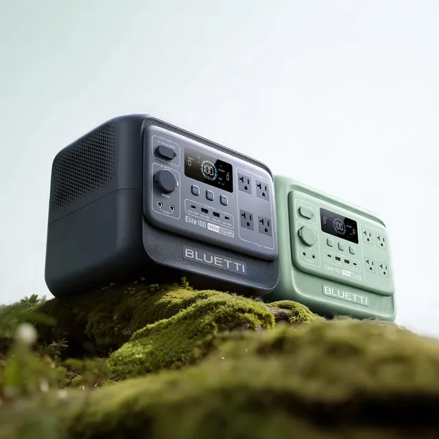 【BLUETTI】1800W電吉拉mini儲能電源+100W太陽能板(戶外行動電源／行動電站／移動電源／露營電源)