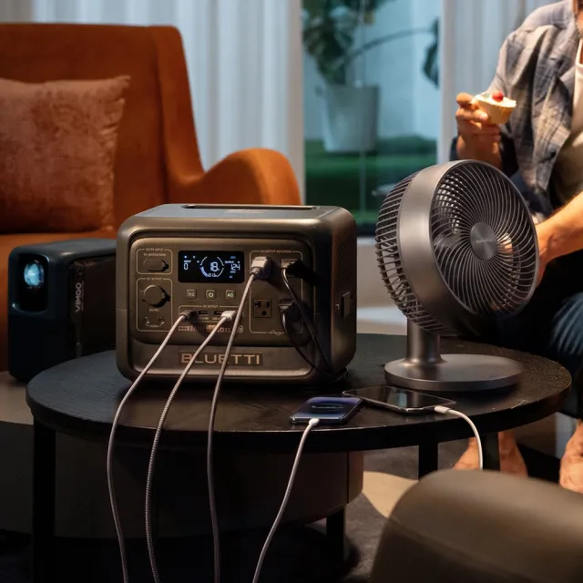 【BLUETTI】1800W電吉拉mini儲能電源+100W太陽能板(戶外行動電源／行動電站／移動電源／露營電源)