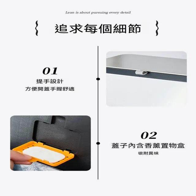 不鏽鋼壁掛垃圾桶 廚房免彎腰附蓋垃圾桶 家用大號大容量垃圾桶 CKY
