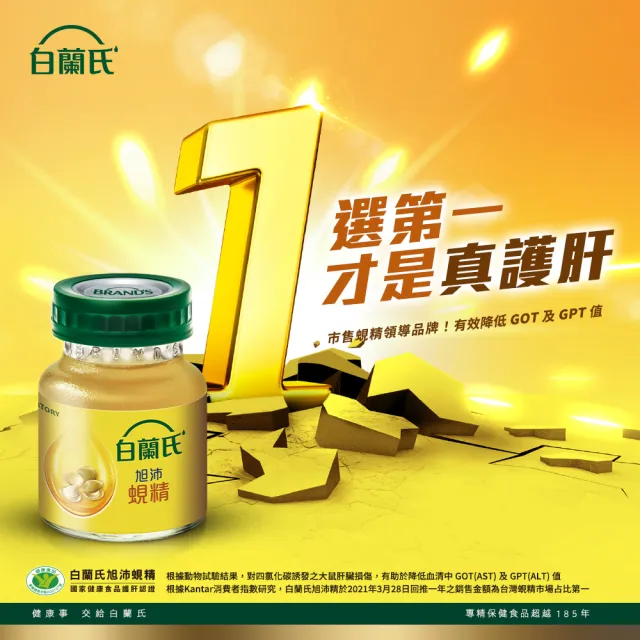 【白蘭氏】旭沛蜆精60ml*6入*4盒(24入)(銷售No.1 國家護肝認證 護肝首選)