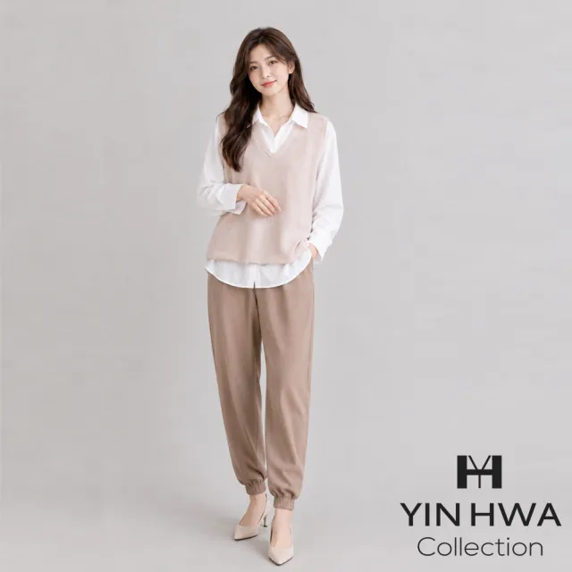 【YIN HWA 盈樺】mizuiroind 簡約知性百搭V領針織背心