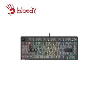 【A4 Bloody 雙飛燕】MS76/BLACK霍爾效應75%磁軸電競鍵盤 手雷黑