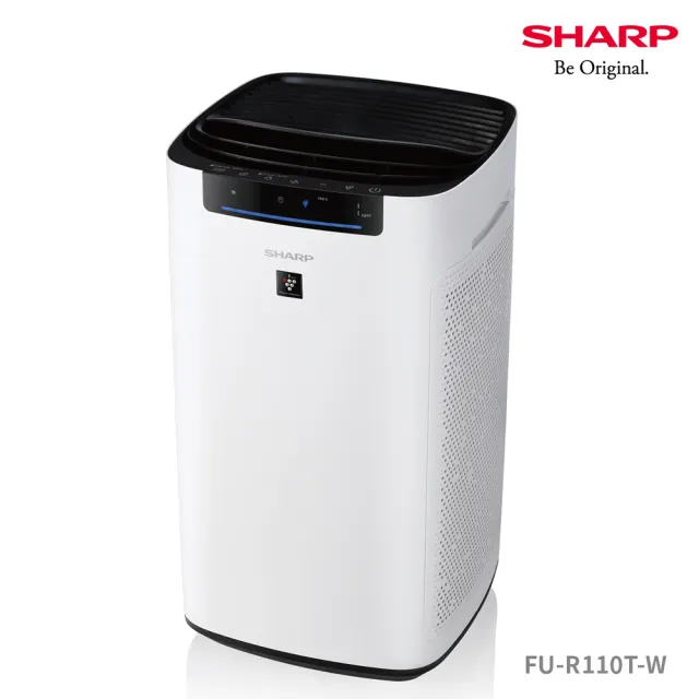 【SHARP 夏普】超淨領域Max 高效除甲醛PCI自動除菌空氣清淨機(FU-R110T-W)