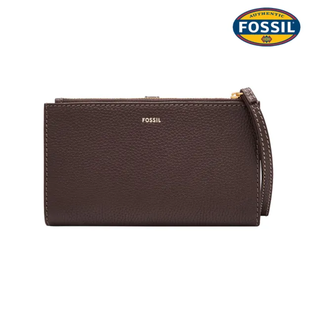 【FOSSIL】Emery 真皮多功能長夾 (兩色可選)