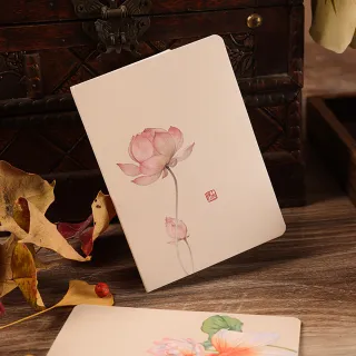 Paper Play 萬用卡片 感謝卡/萬用卡片-水墨中國風復古花卉圖樣卡片 賀卡 感謝卡 祝福卡(6款任選)