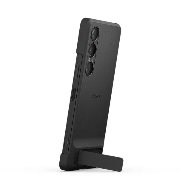 【SONY 索尼】原廠 Xperia 1 VII 時尚保護殼 -附支架&環形腕帶 (XQZ-CBFS)