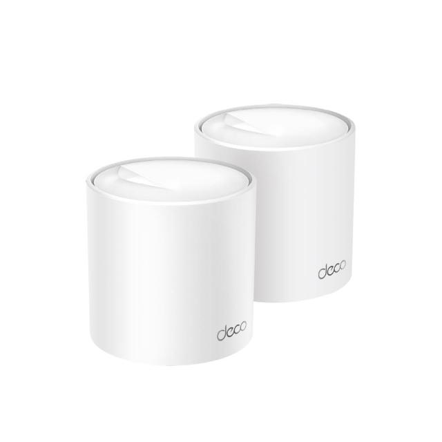【TP-Link】Wi-Fi 6 AX5400 雙頻6串流 Gigabit 真Mesh 無線路由器 分享器(透天厝首選/Deco X60 二入組)