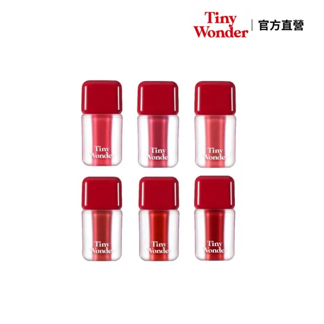 【Tiny Wonder】官方直營 柔霧絲絨唇釉 3.4g*2入組 (多色任選)