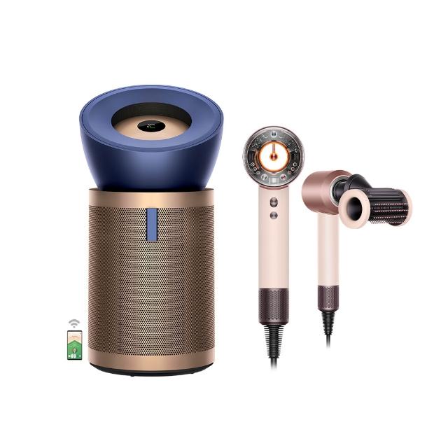 【dyson 戴森】BP04 強效極靜甲醛偵測空氣清淨機 + HD16 全新一代 吹風機 溫控 負離子(粉霧玫瑰) (超值組)