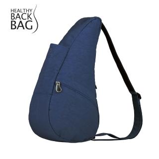 【HEALTHY BACK BAG】官方直營-基本款 TEXTURED NYLON SMALL 斜背包-裡海藍 男包 女包 側背包 大容量包
