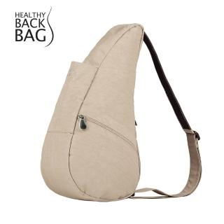 【HEALTHY BACK BAG】官方直營-基本款 TEXTURED NYLON SMALL 斜背包-暖巖砂 男包 女包 側背包 大容量包