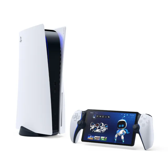 【SONY 索尼】New PS5 光碟版主機(PS5 Slim)+《PlayStation Portal - Remote Player 遙控遊玩機》