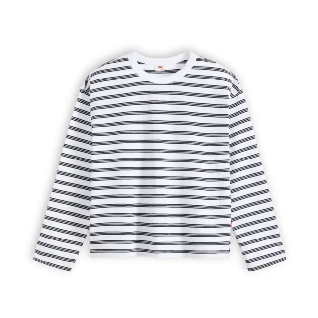 【LEVIS】ROSE 朴彩英同款 復古條紋長袖T恤 女生上衣 人氣新品 0085S-0013