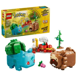 【LEGO 樂高】寶可夢 Smart play 智能磚塊系列 胖丁 妙蛙種子 大牙狸 小拳石 小火龍#72157#72159#72155