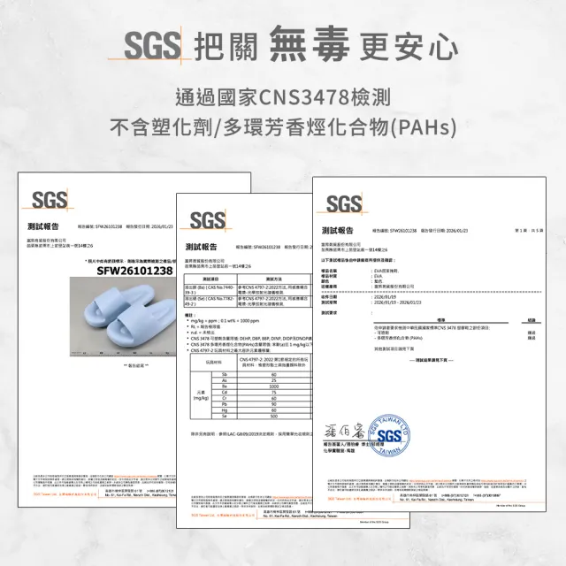 【mo select】EVA雲朵防滑厚底拖鞋(厚底減壓/居家拖鞋/防水拖鞋/室內拖鞋/室外拖鞋/踩屎感/mo選)