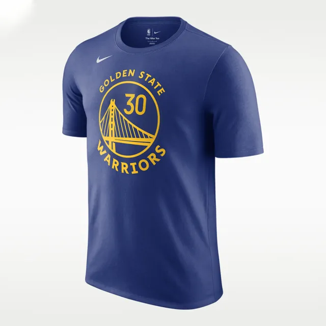 【NIKE 耐吉】短袖上衣 男 NBA 金州勇士隊 GSW M NK ES NN SS TEE 藍 DR6374-496(2S5034)