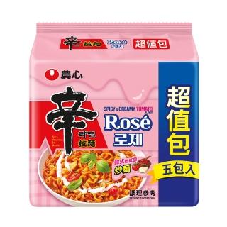 【NONG SHIM 農心】農心 辛拉麵超值包5入-韓式粉紅醬(675g)