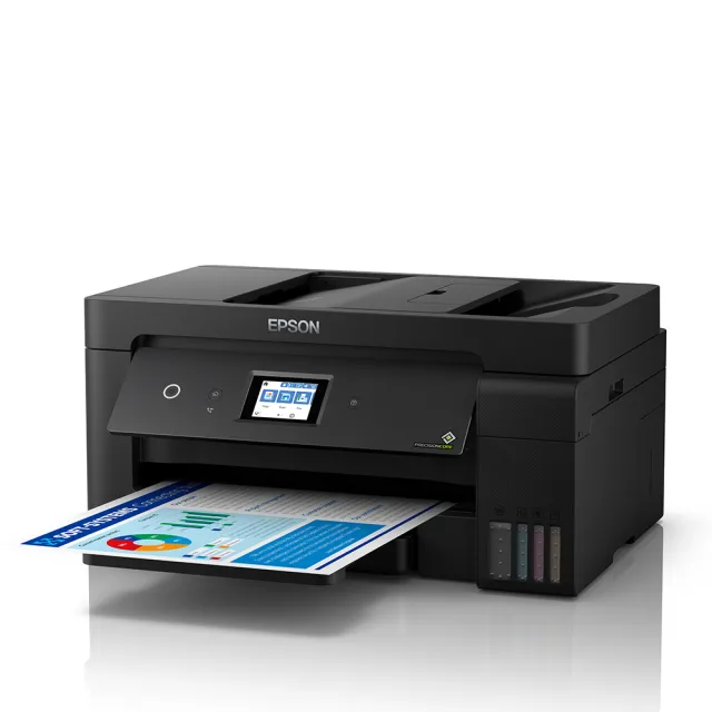 【EPSON】官方直營 搭2組T03Y原廠1黑3彩墨水★L14150 A3+高速雙網WiFi智慧遙控連供複合機