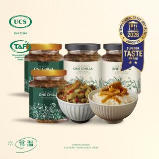 【ONE CHILLA】灣沏辣蒜辣/芝芝脆貢菜任選4入組