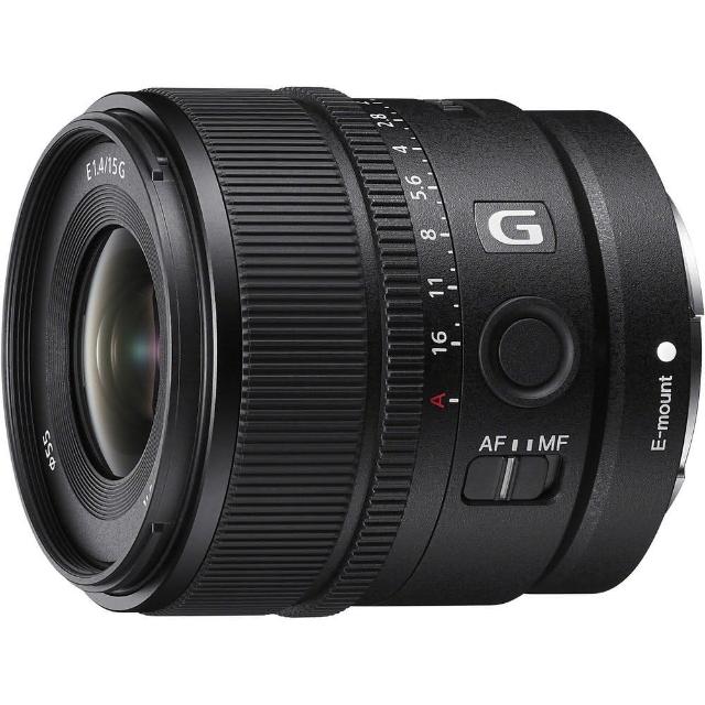 【SONY 索尼】E 15mm F1.4 G SEL15F14G (公司貨) 廣角定焦鏡頭 人像鏡 APS-C 無反微單眼鏡頭