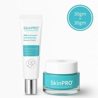 【杏輝醫藥】肌法則 SkinPRO 日夜雙霜彈力組(傳明酸淨白霜/胜肽彈力精華乳)