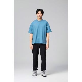 【MIZUNO 美津濃】短袖上衣 男 Sports style 灰藍 D2TAC56115