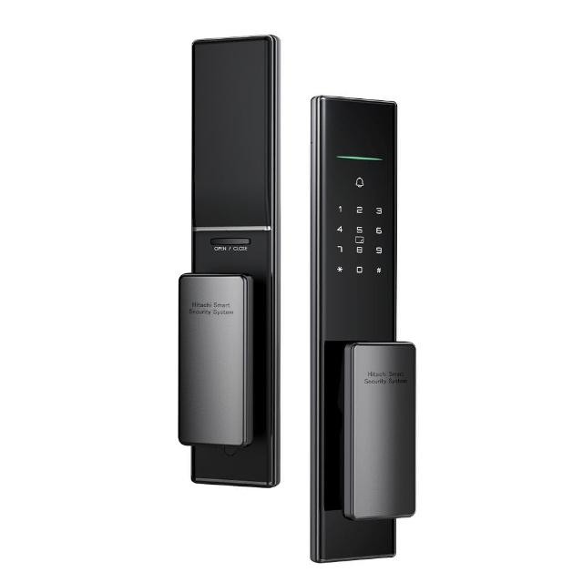 【HITACHI 日立】和系列 指靜脈推拉式電子鎖/智能門鎖(密碼/卡片/鑰匙/含基本安裝/福利品)HIT-FV10-TF
