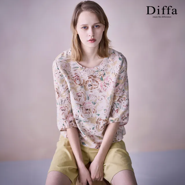 【Diffa】腰綁帶短褲-女