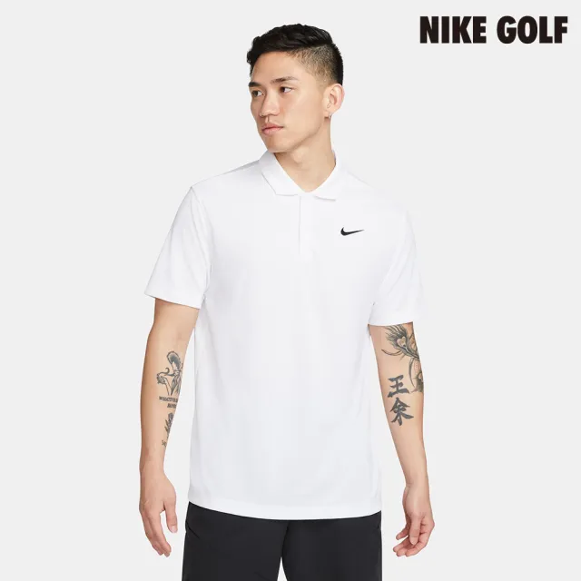 【NIKE GOLF】NikeCourt Dri-FIT 男款網球衫 白色(DH0858-100)