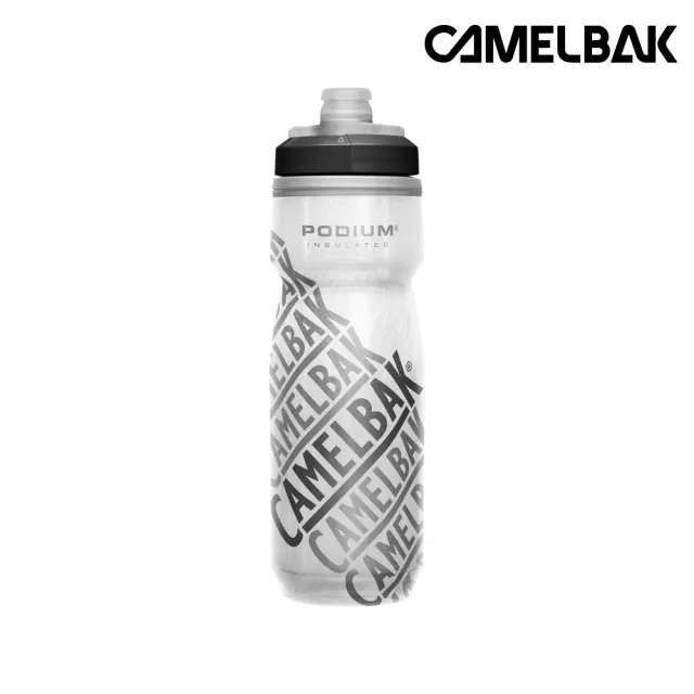 【CAMELBAK】PODIUM CHILL保冷噴射水瓶 CB1874103062｜620ml經典競賽(自行車 腳踏車 公路車)