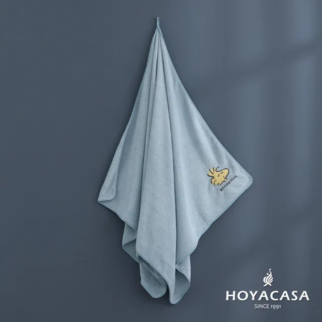 【HOYACASA  禾雅寢具】史努比聯名系列-兩用刺繡抱枕吸水浴巾組-胡士托款