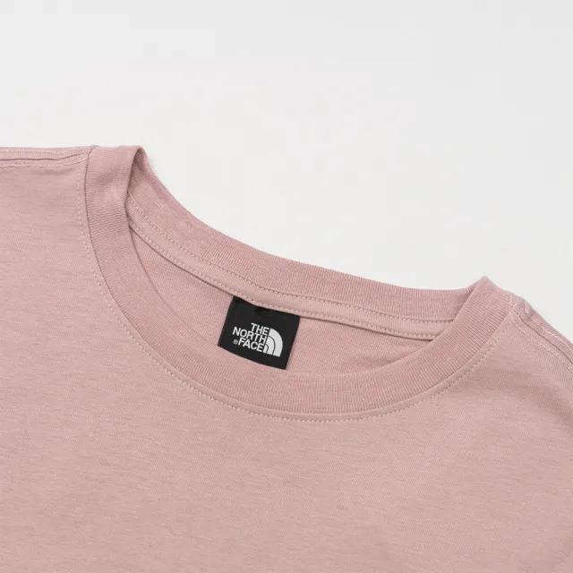 【The North Face】北臉 短袖上衣 女 純棉 W HIKE RLX SS TEE GRAPHIC 粉 NF0A8JKZ0SO