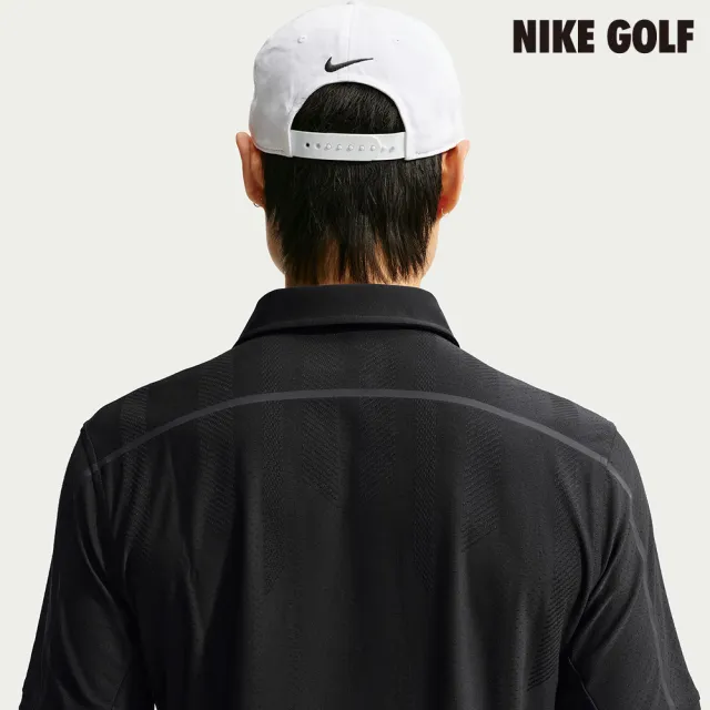 【NIKE GOLF】Nike 量身打造的特殊機能 男款 Dri-FIT 高爾夫球衫 黑色(IB0206-010)